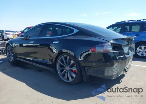 2014 Tesla Model S P85 z USA, uszkodzony, nr VIN 5YJSA1H19EFP36954